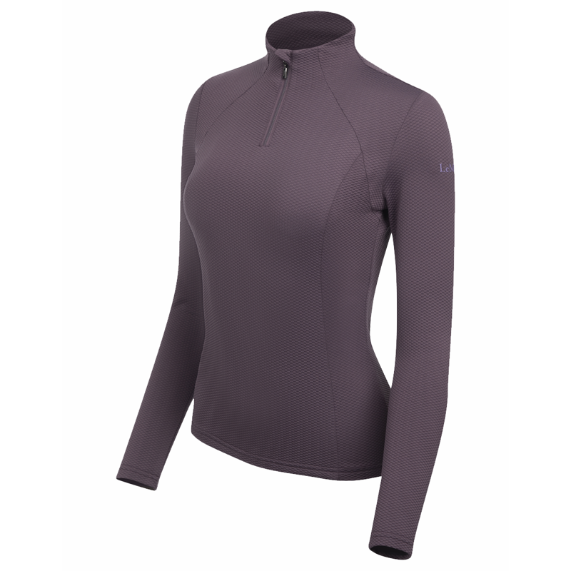 LeMieux Alice Quarter Zip Base Layer - Dove-1